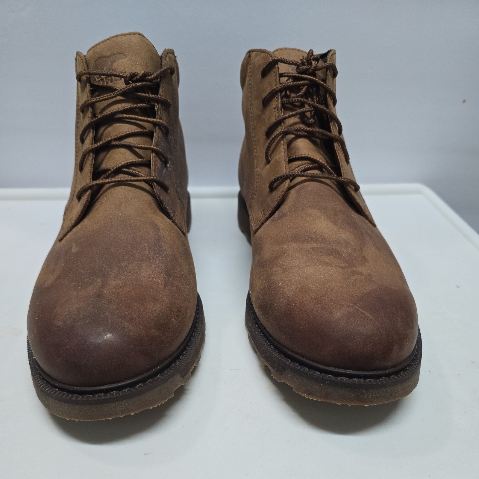 Sorel Mens Madson II Boot Size 12 Brown Waterproof Lace Up Chukka Lug Sole