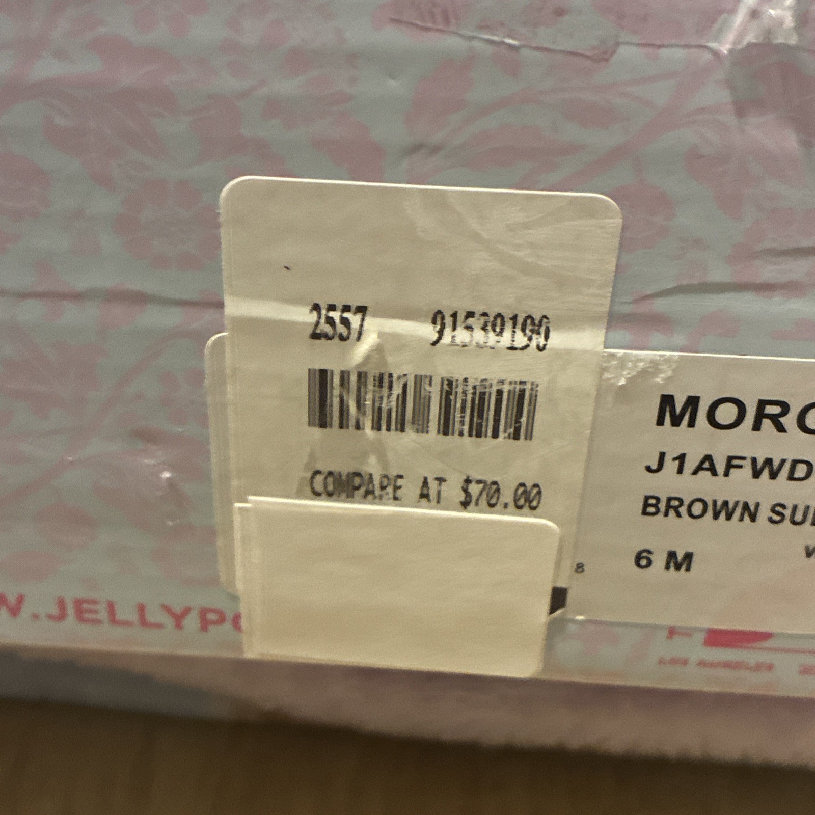 New $70 Jellypop Morgania Brown Suedelike Zip Up Women’s Boots Size 6m