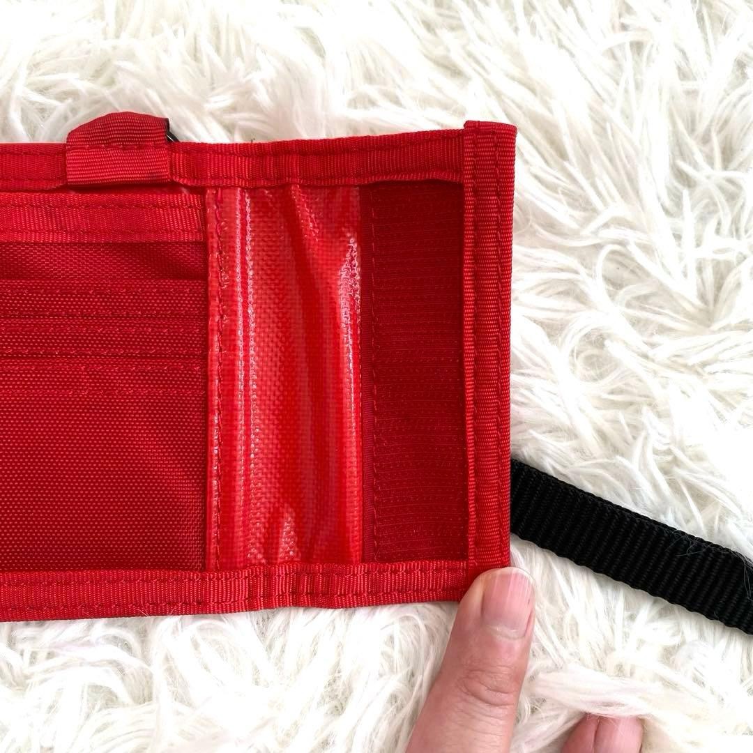 Porter Capsule Bifold Wallet Red Horizontal Used