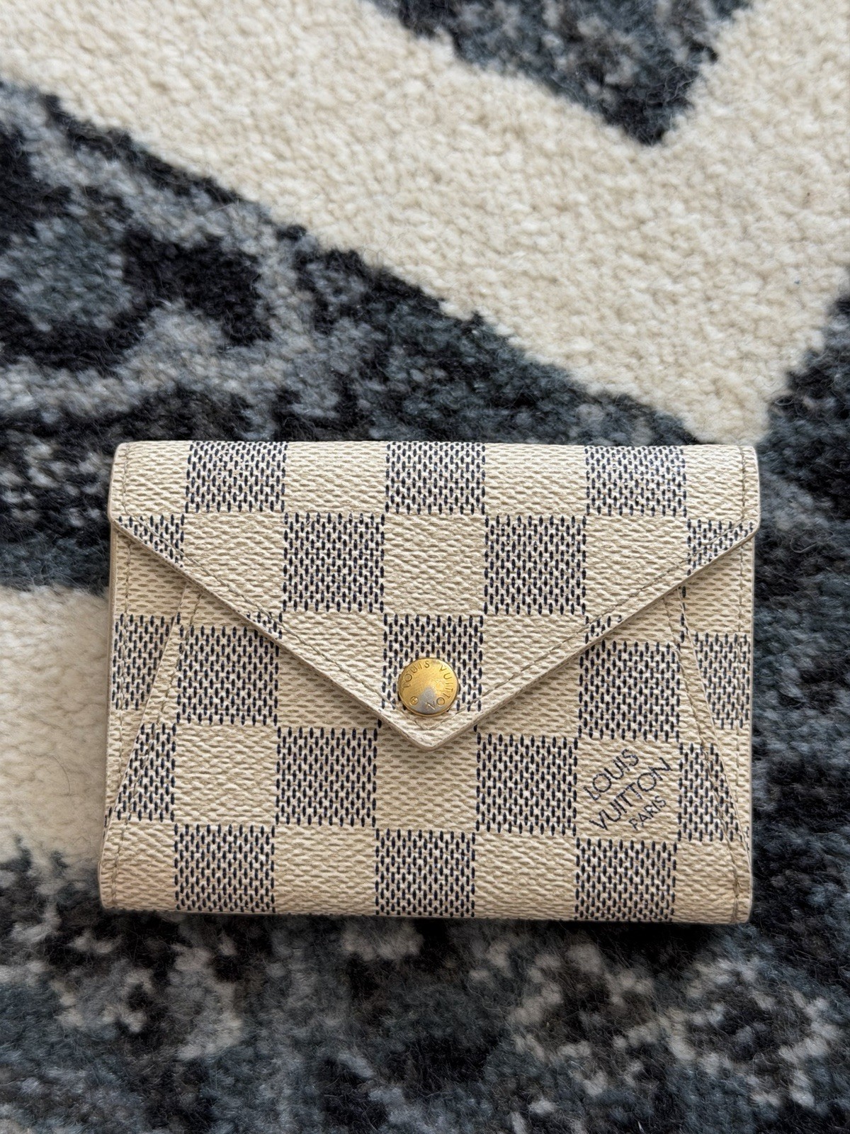 Louis Vuitton Damier Azur Portfolio compact Wallet