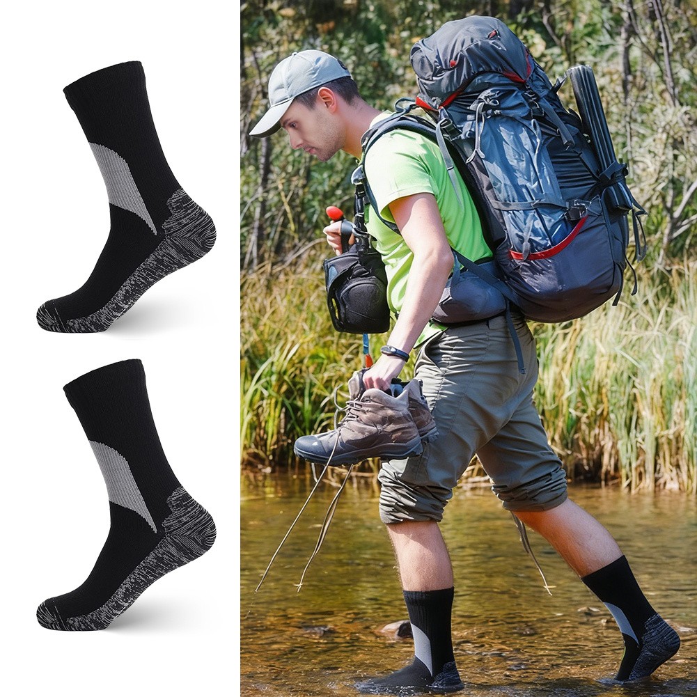 Waterproof Socks Breathable For Hiking Wading Trail Winter Skiing Outdoor Sports
