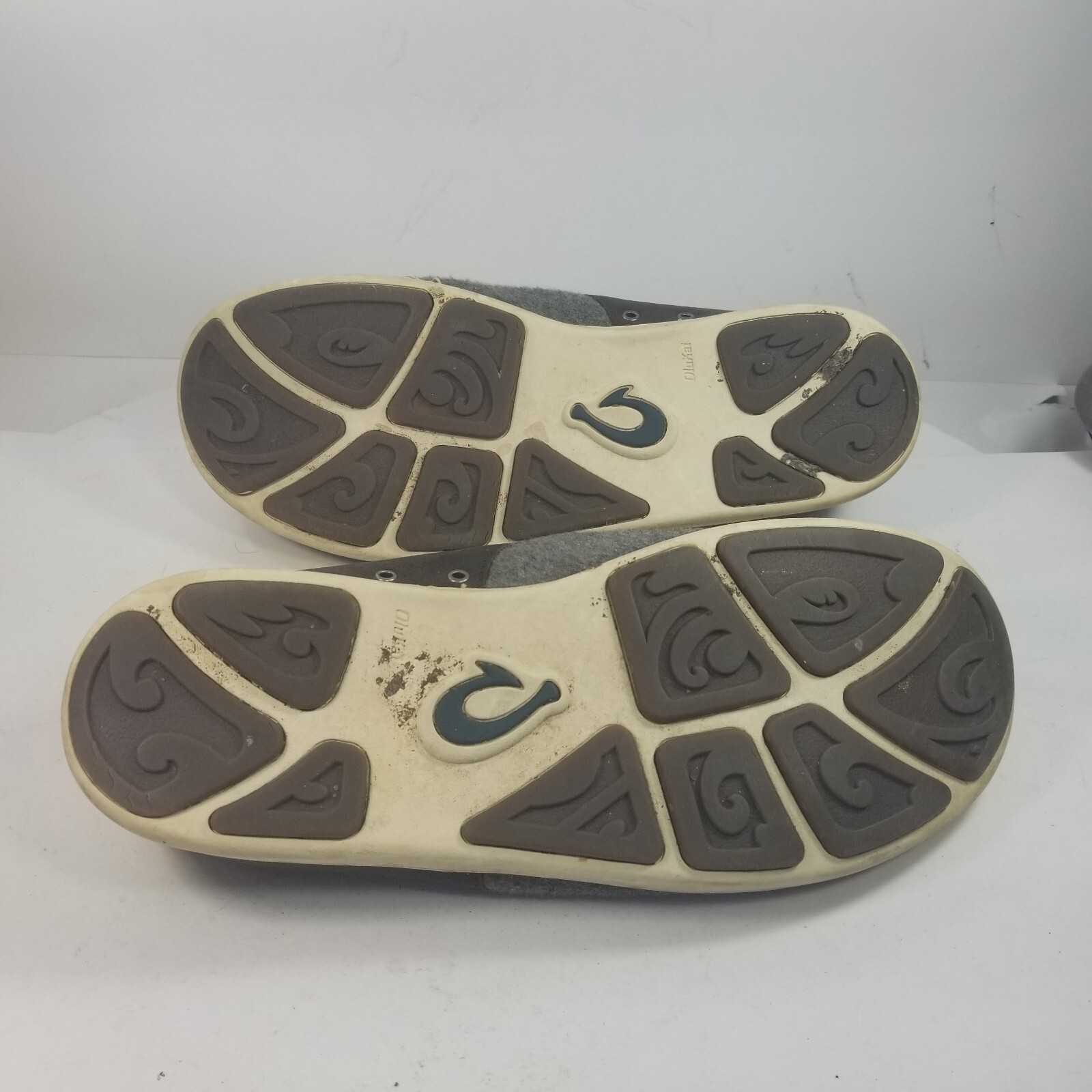 Olukai Nohea Moku Hulu Sneaker Clog Gray Shadow Men’s Size 9