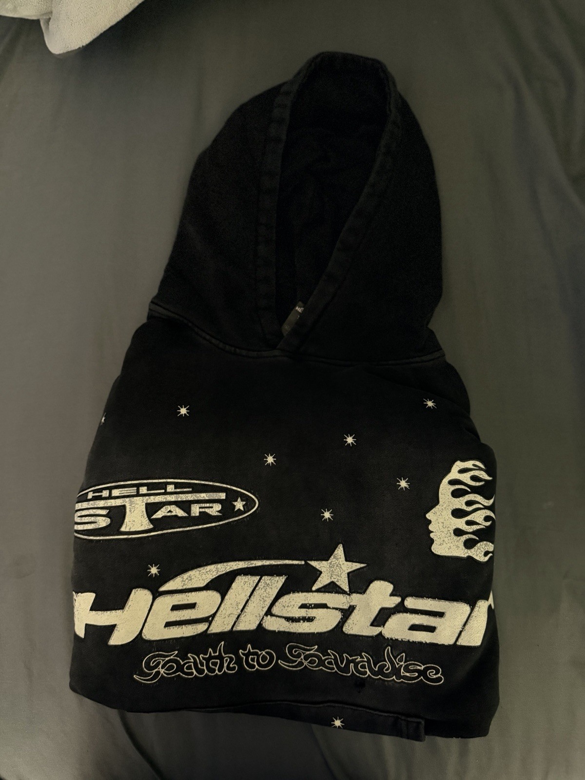 Hellstar Men’s Hoodie Black/White, Size M