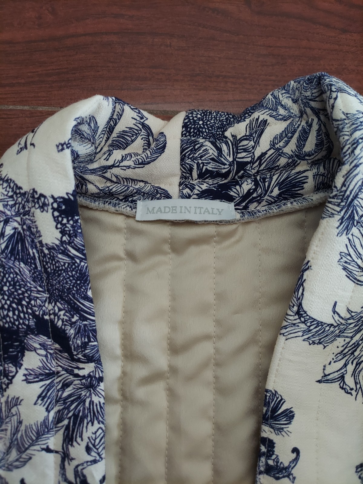 new quilted jacket Japanese design made in italy S