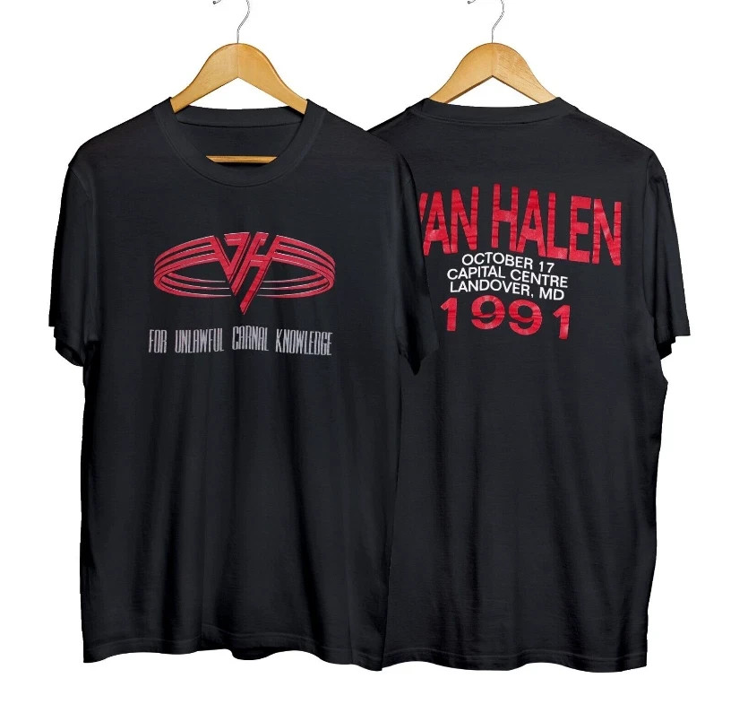 1991 Van Halen For Unlawful Carnal Knowledge Tour t-Shirt