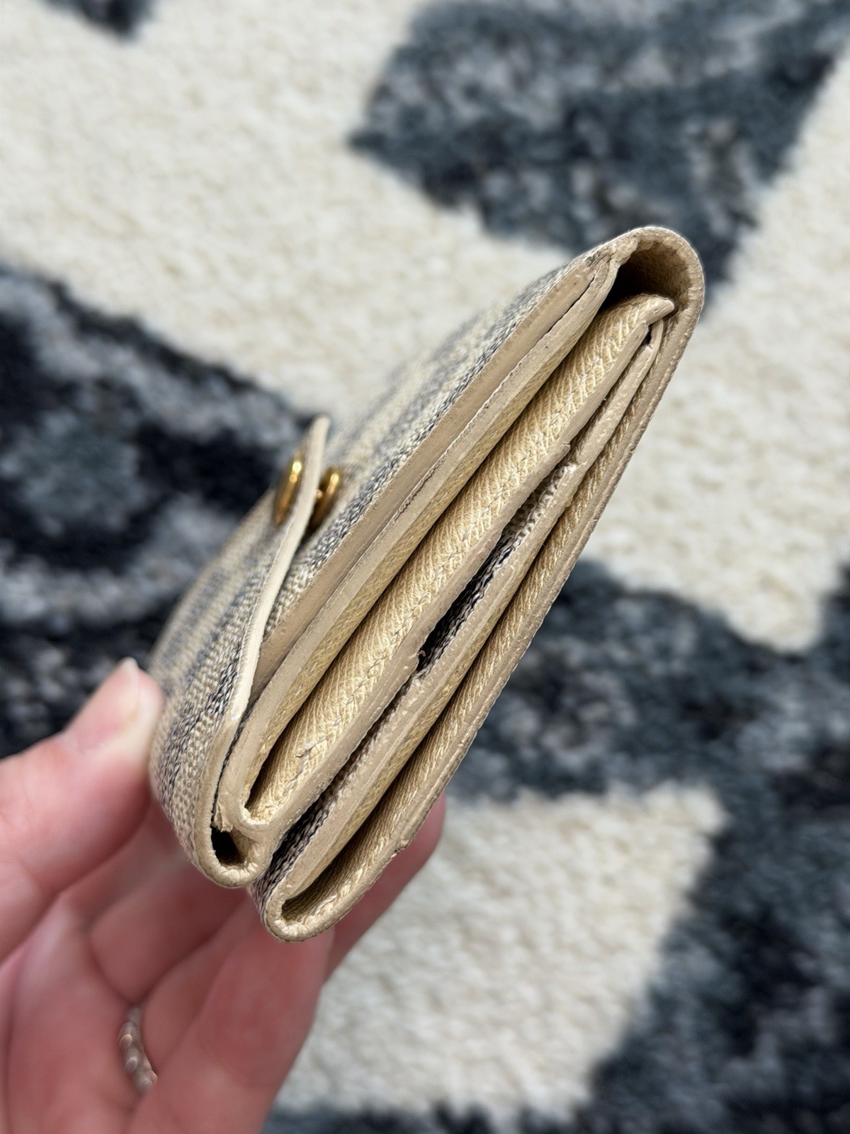 Louis Vuitton Damier Azur Portfolio compact Wallet