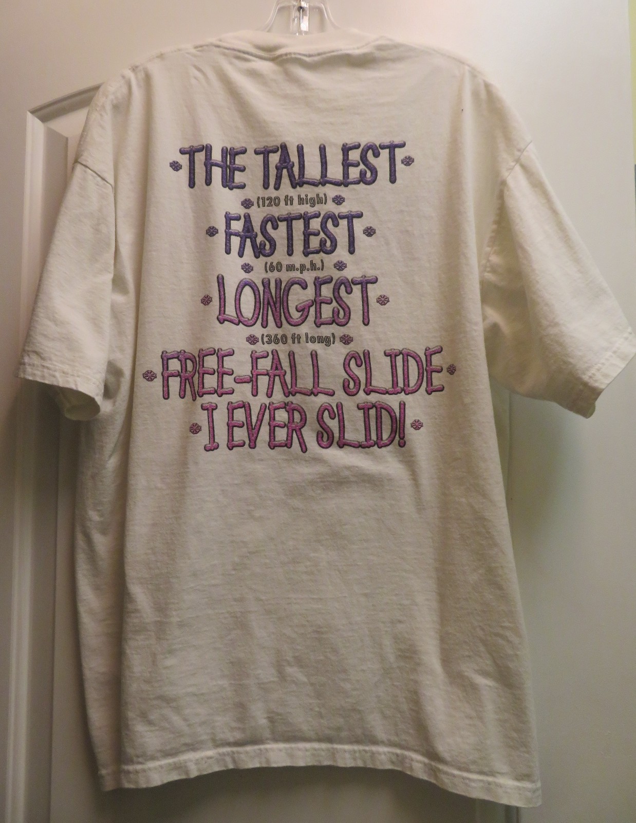 Vintage 90s Disney Blizzard Beach/Summit Plummit Men’s XL tshirt-see Description