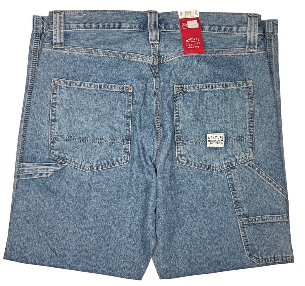 Signature By Levi Strauss & Co. #11588 NEW Men’s 100% Cotton Carpenter Jeans