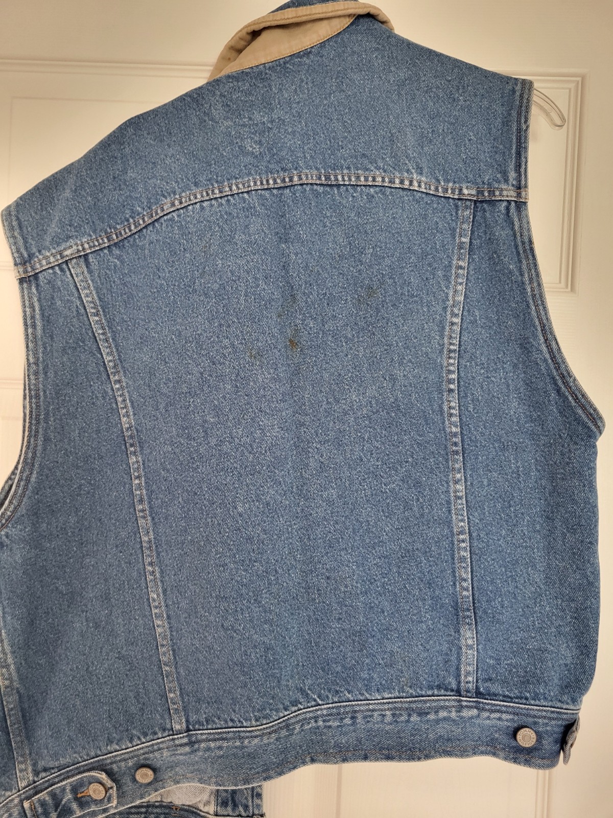 Vintage Tommy Hilfiger Jean Vest Denim Y2K Hip Size XL