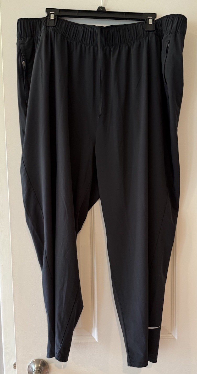 Women’s Nike Dri-fit Cropped Casual Athletic Pants 2XL Black Lightweight
