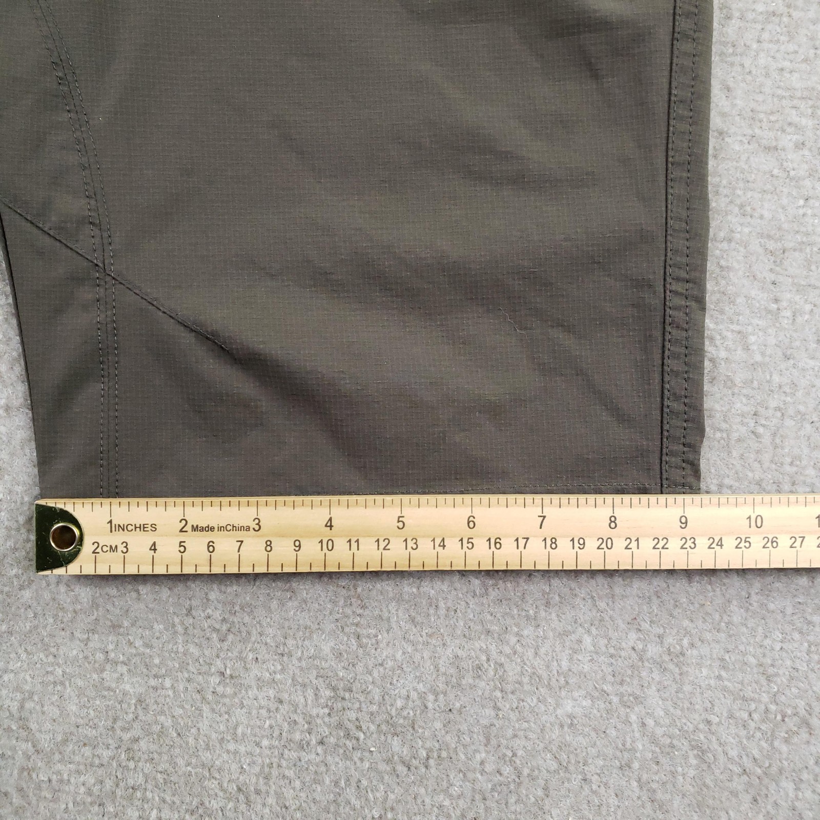 Kuhl Shorts Mens 31 Brown Polyester Pockets 9 In Inseam Hiking Casual Flat Front
