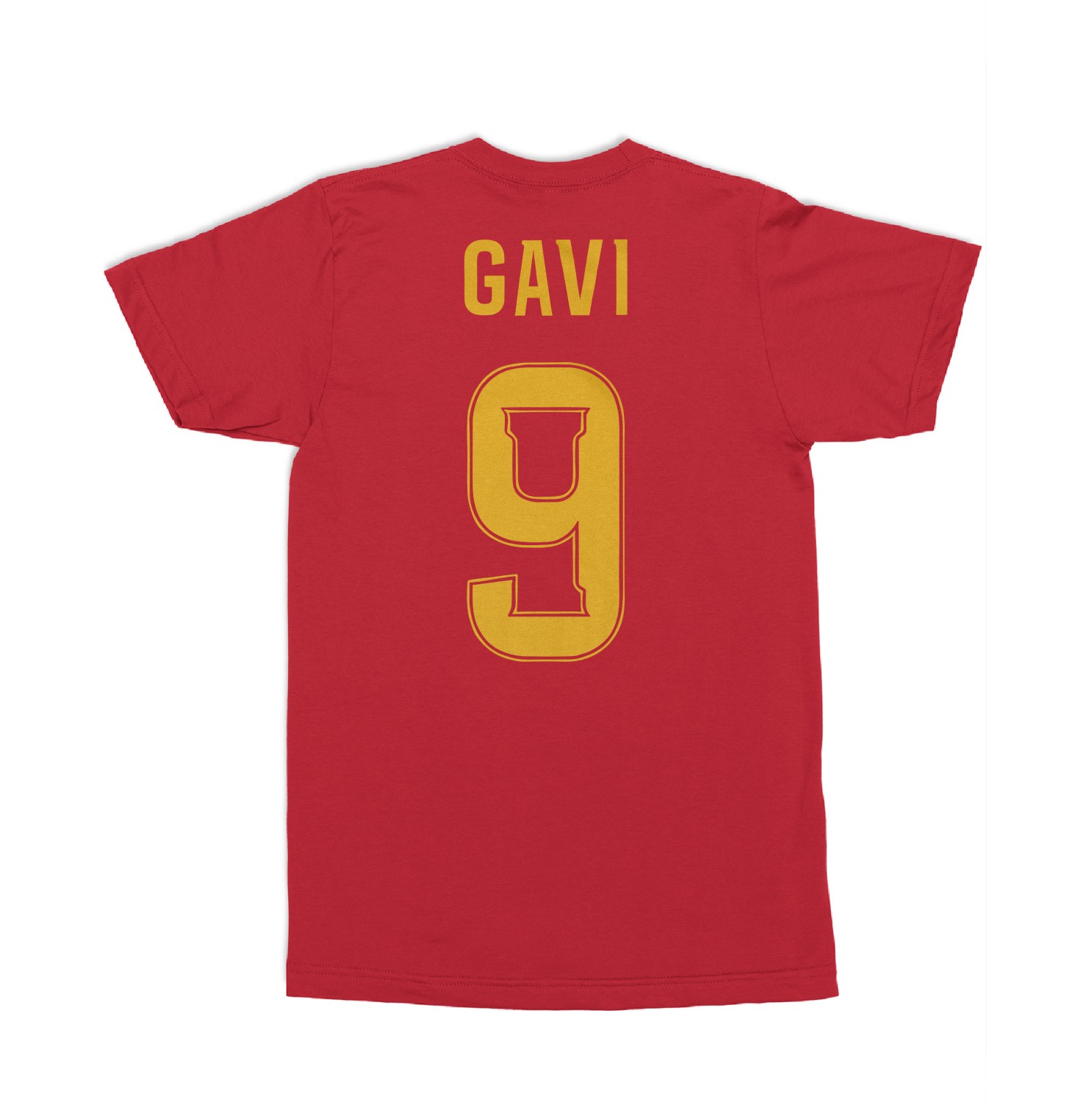 Spain Soccer Pride Gavira 9 Two-Sided Tribute Unisex T-Shirt