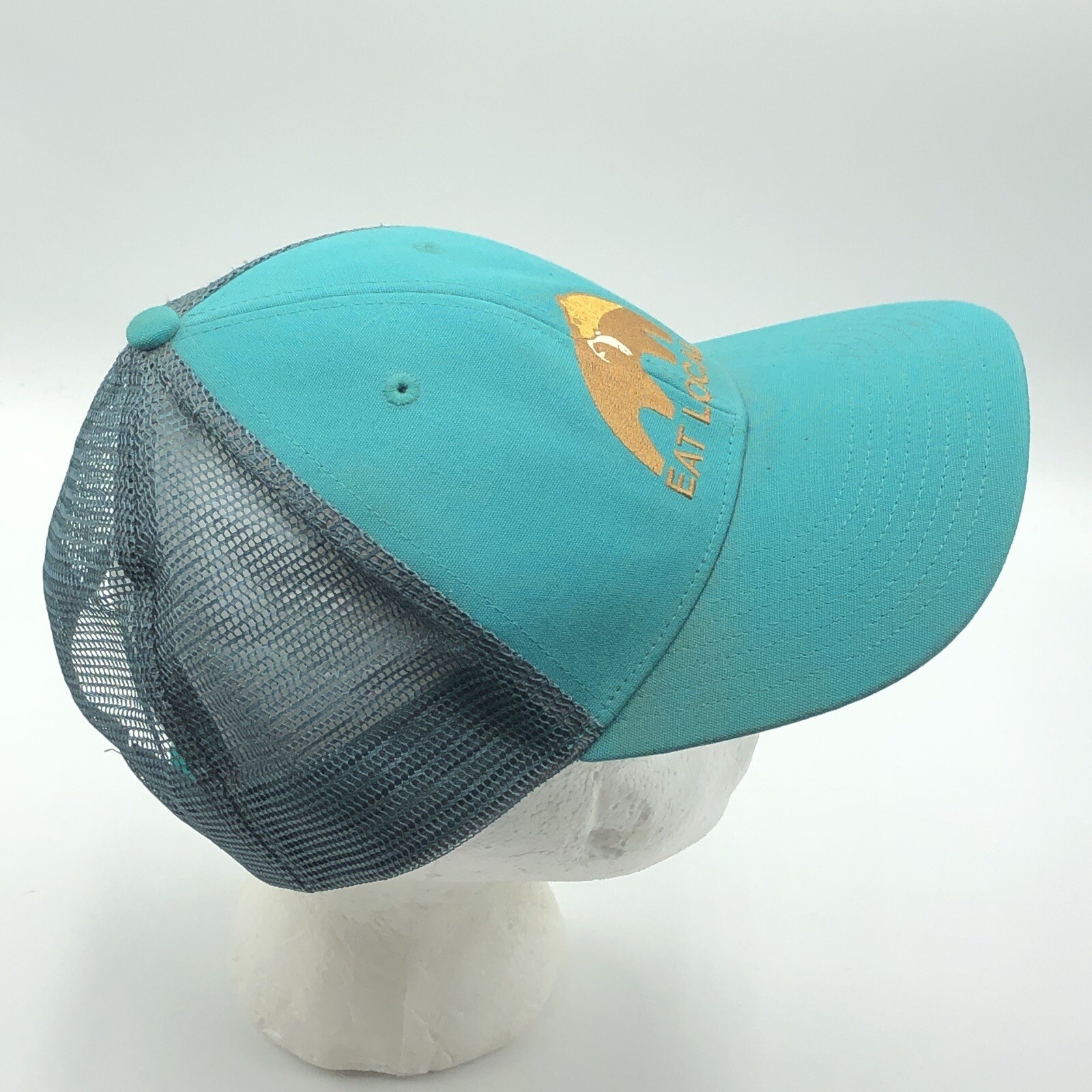 Patagonia Eat Local Up Stream Bear LoPro Snapback Trucker Hat Adjustable Cap