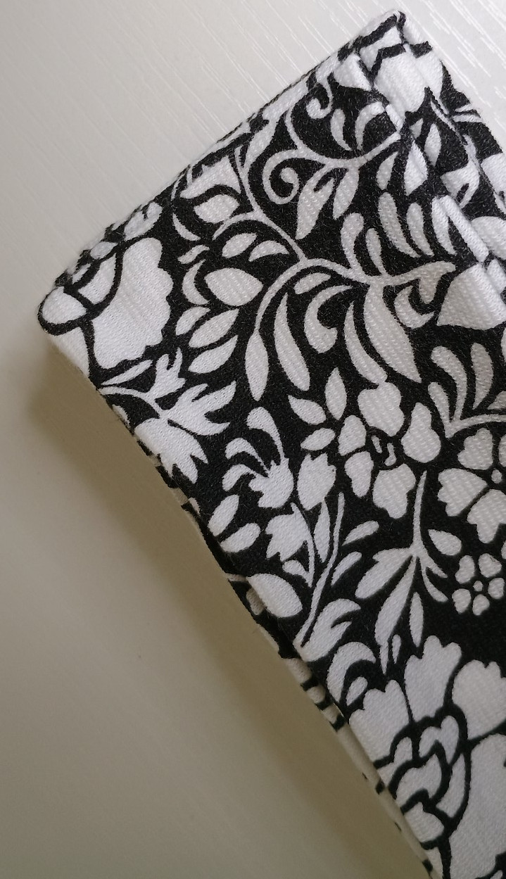 Wide Stretch Basic Headwraps – Black and White