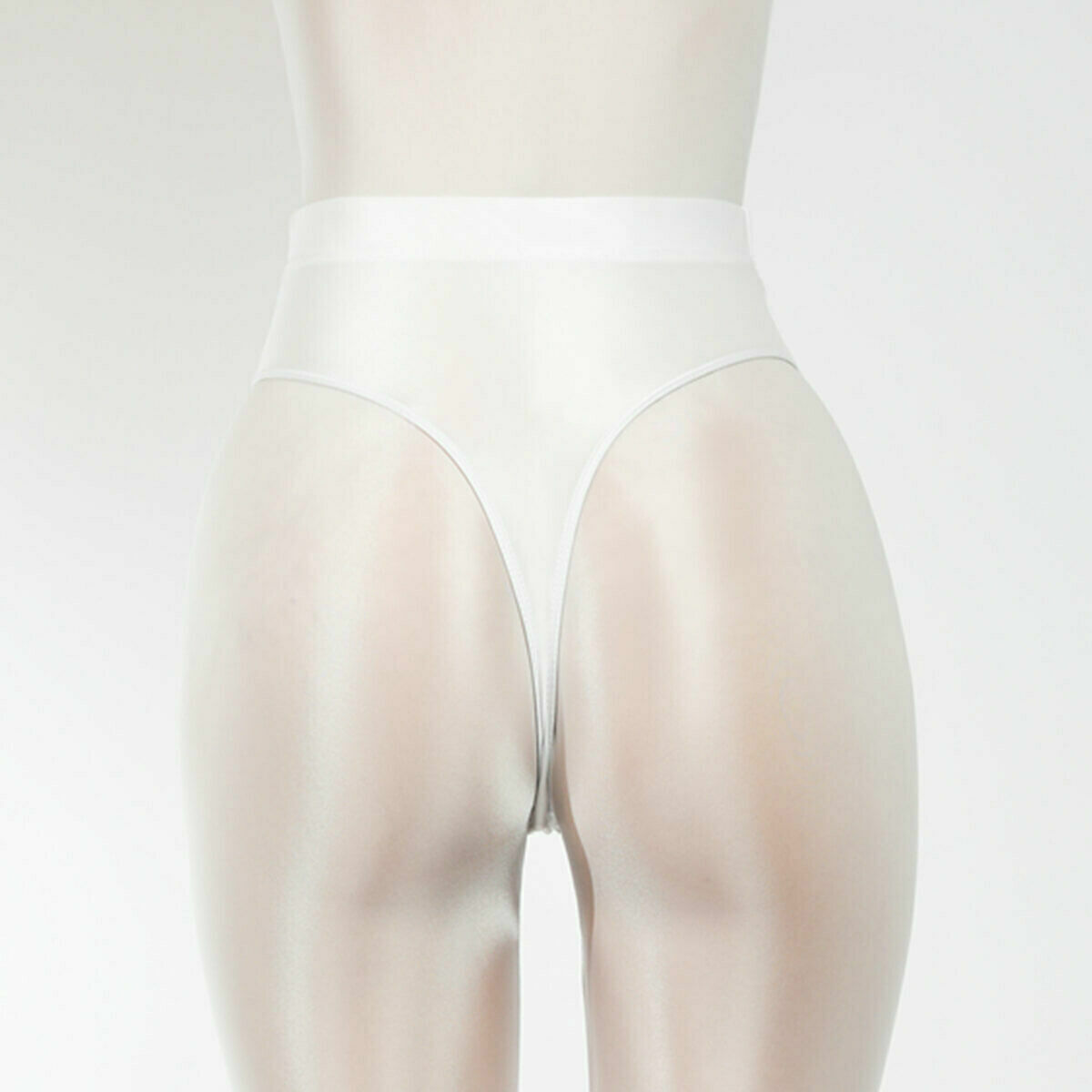 Womens Silky Satin Shiny Thong Briefs Panties Lingerie Underwear T-Back Knickers