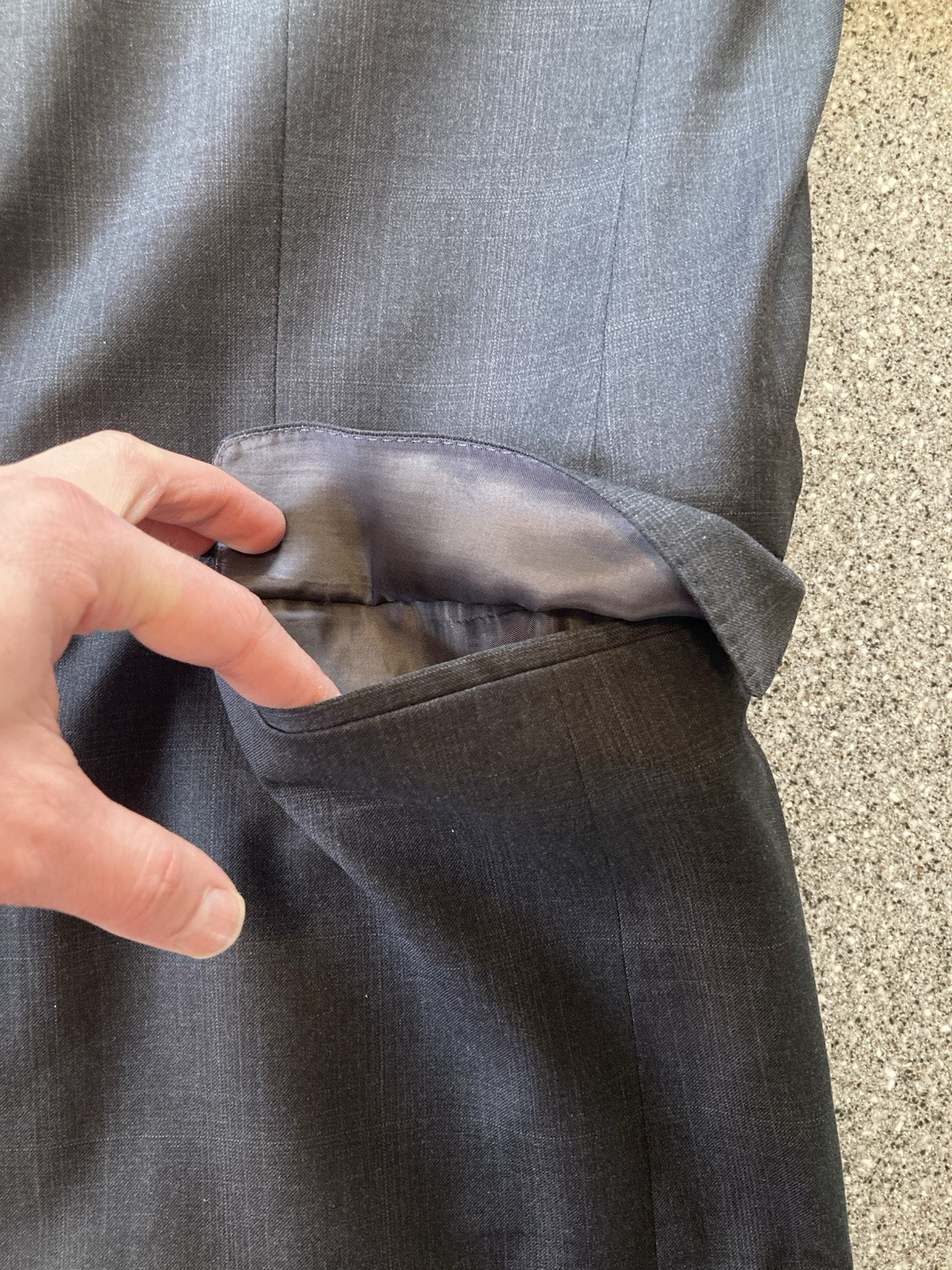 READ 2 Piece: Peter Millar Suit Men 48T Grey Wool Stretch 2 Button+Pants 40×28