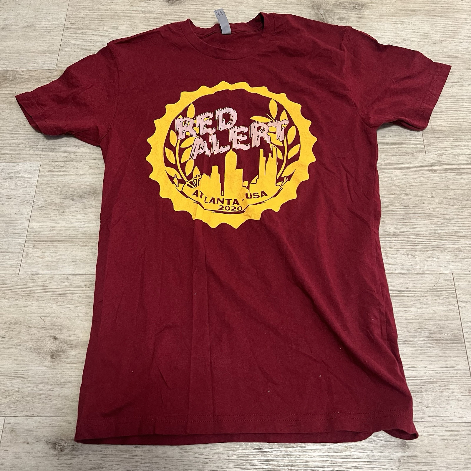 Red Alert English Punk Band Mens Sz Small Shirt Atlanta 2020 Blitz GBH Sham69