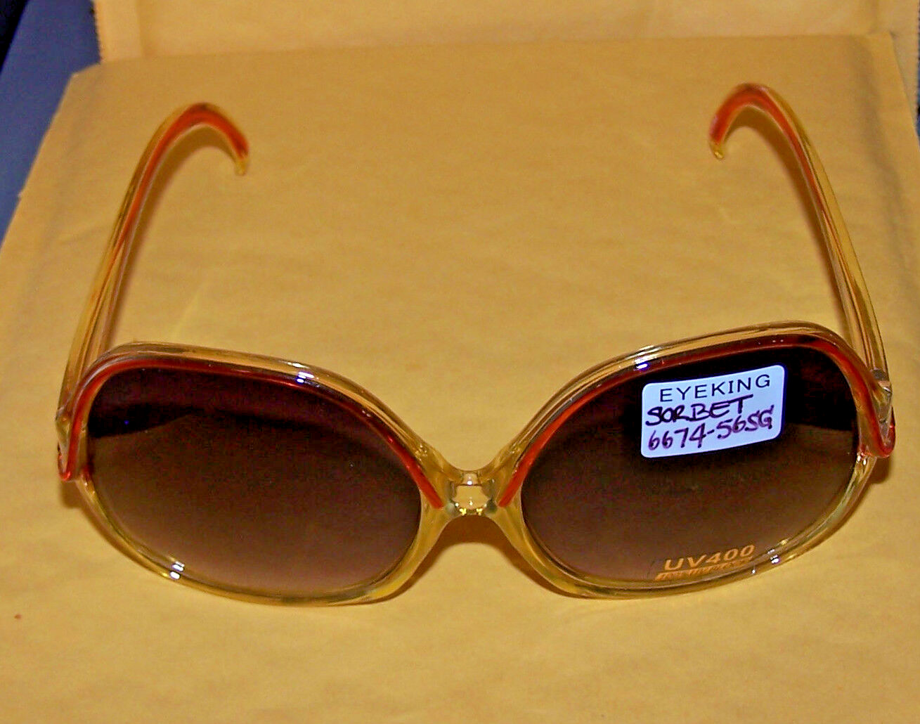 EYEKING SORBET Sunglasses 6674-56SG – PINK LENSES – UV400:100% UV BLOCK NEW!
