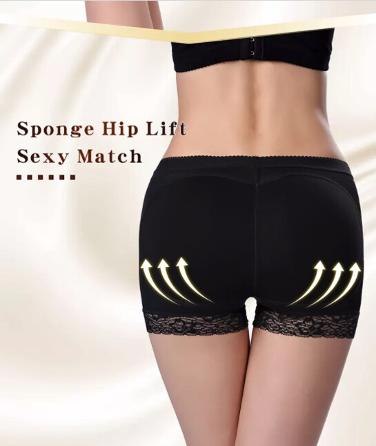 Booty Shaper Padded Underwear Panty Women’s FAKE ASS Butt Lifter & Hip Enhancer