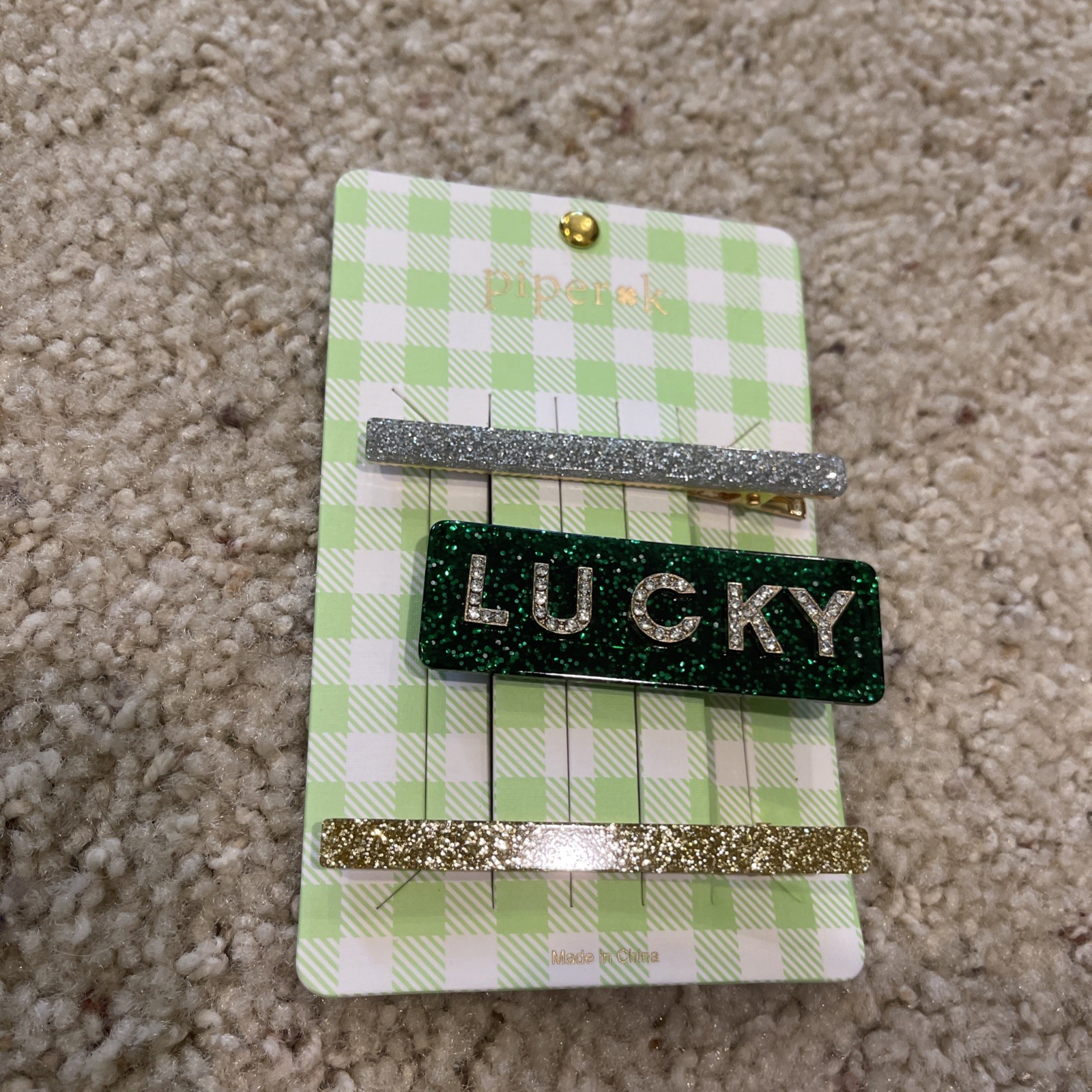 piper k metal hair clips