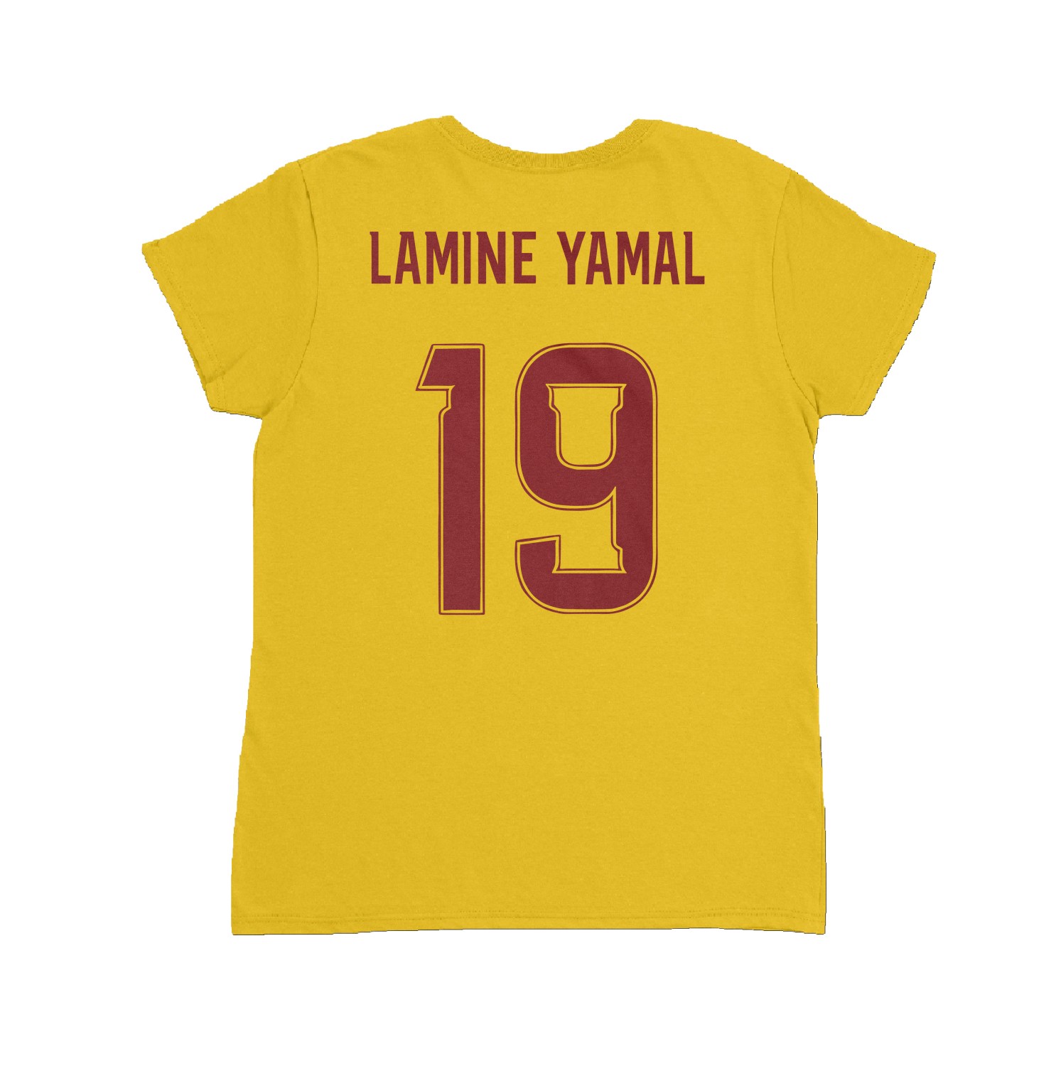 Spain Soccer Pride Yamal 19 Two-Sided Tribute Ladies’ Crewneck T-Shirt