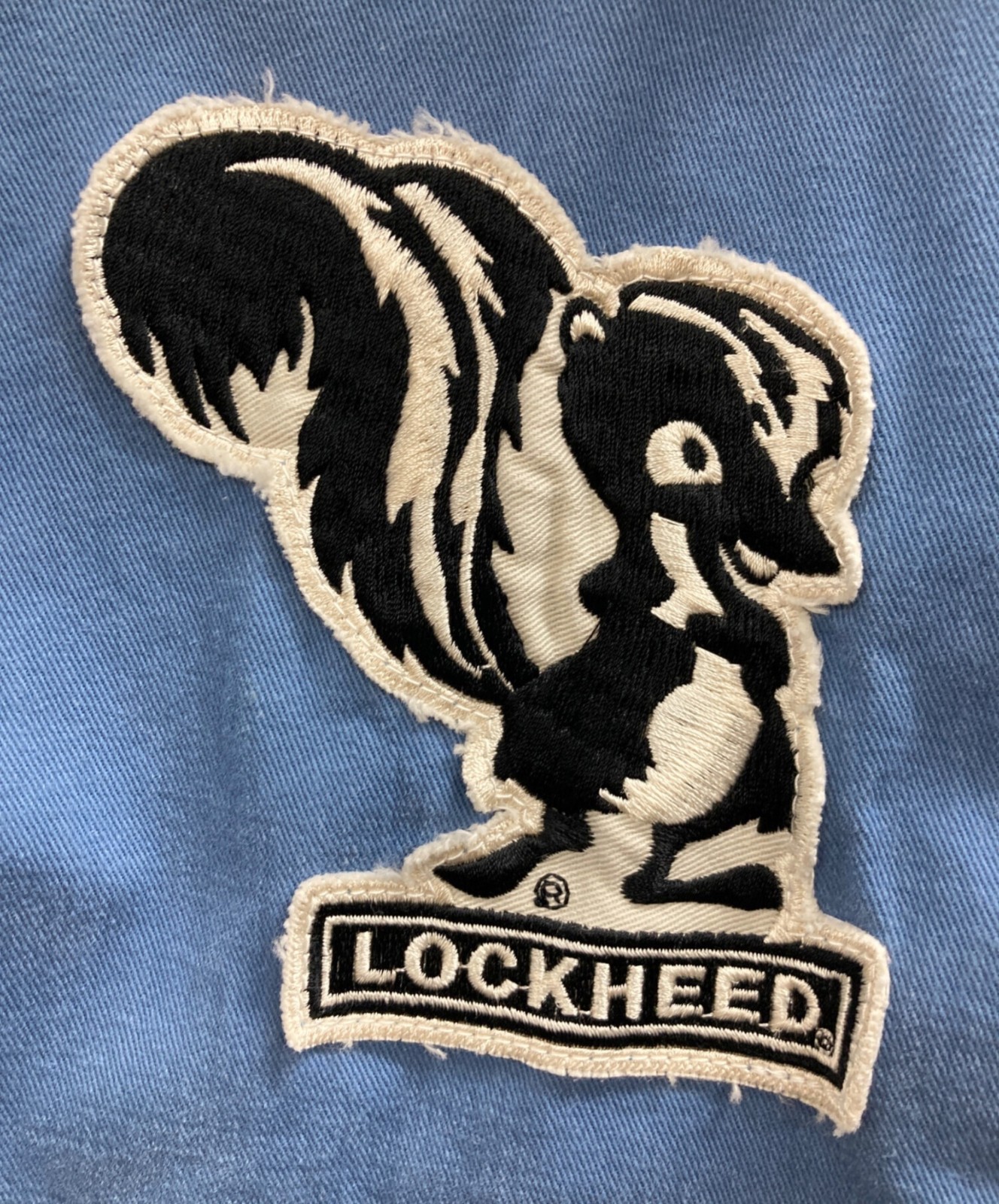 BUZZ RICKSON’S Skunk Works LOCKHEED COTTON DRIZZLER JACKET Size L Blue
