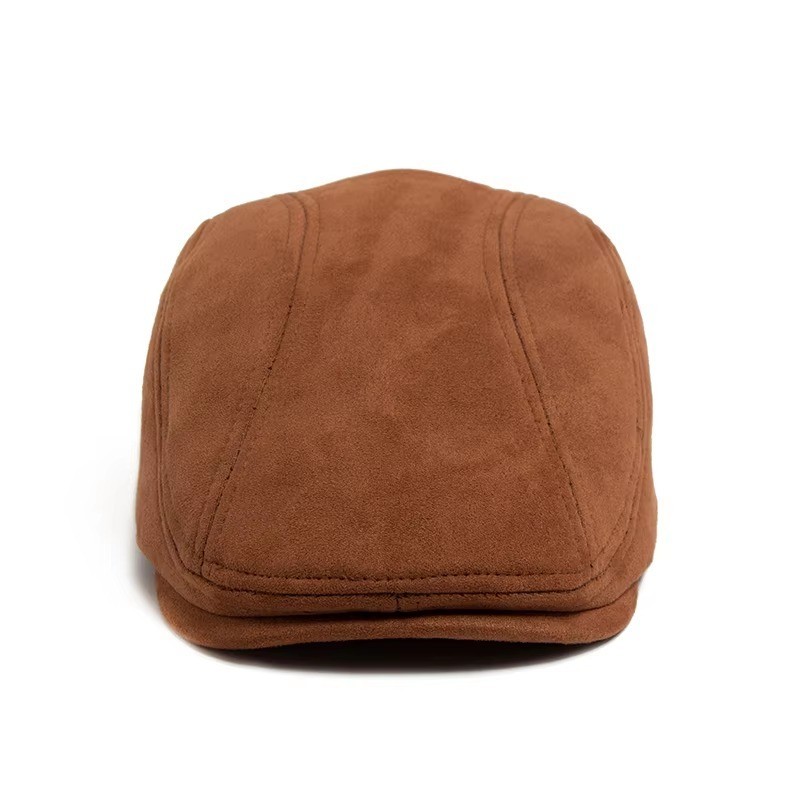 Hat Herringbone Ivy Hat Wool Stripe Gatsby Cap Golf Driving Flat Cabbie Newsboy