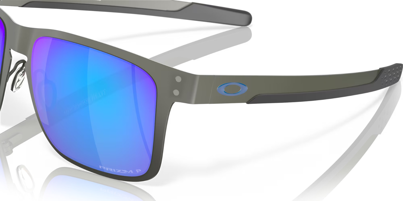 Oakley Sunglasses Holbrook Metal OO4123-0755 Gunmetal / PRIZM Sapphire POLARIZED