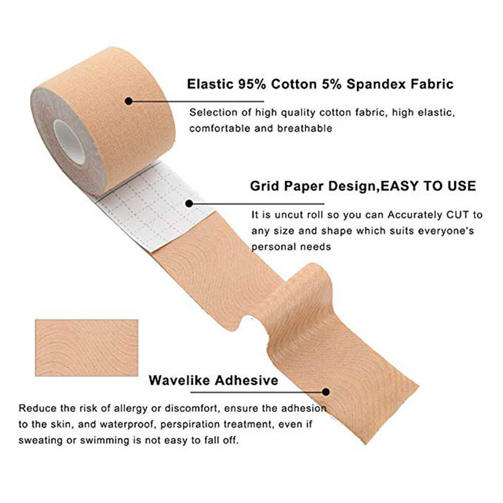 Invisible Breast Lift Tape Roll Push-up Boob Shape Bra Nipple Cover Sticker 5M