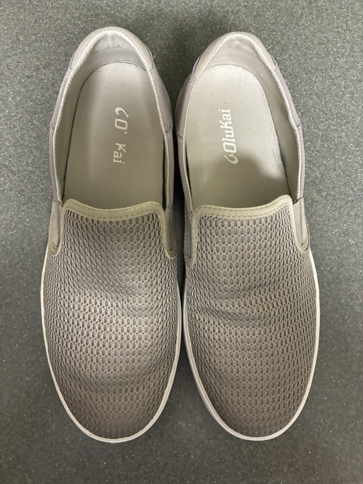 Olukai Lae’ahi Men’s Size 9.5 Slip On Beach Sneakers Clay Clay 10443-1010 Mesh