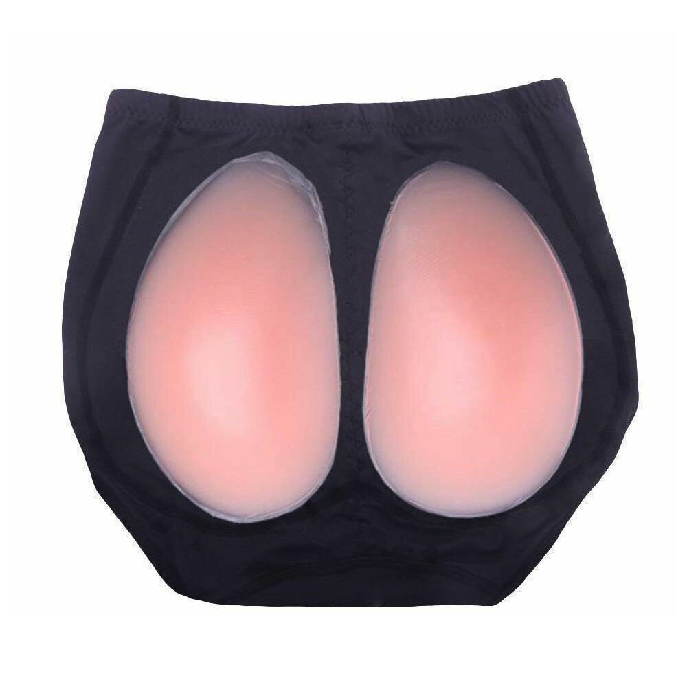 Silicone Butt Padded Panty Underwear Enhancer Buttocks Shapewear Girdle 2 Pads