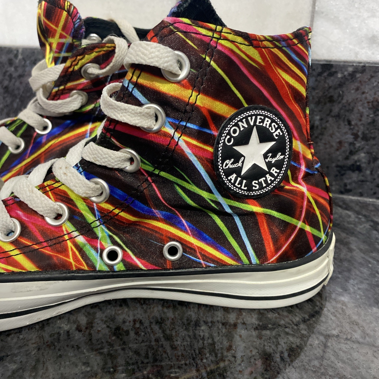 Converse Chuck Taylor Neon Lights Sneakers Men 4 Women 6 High Top Shoes