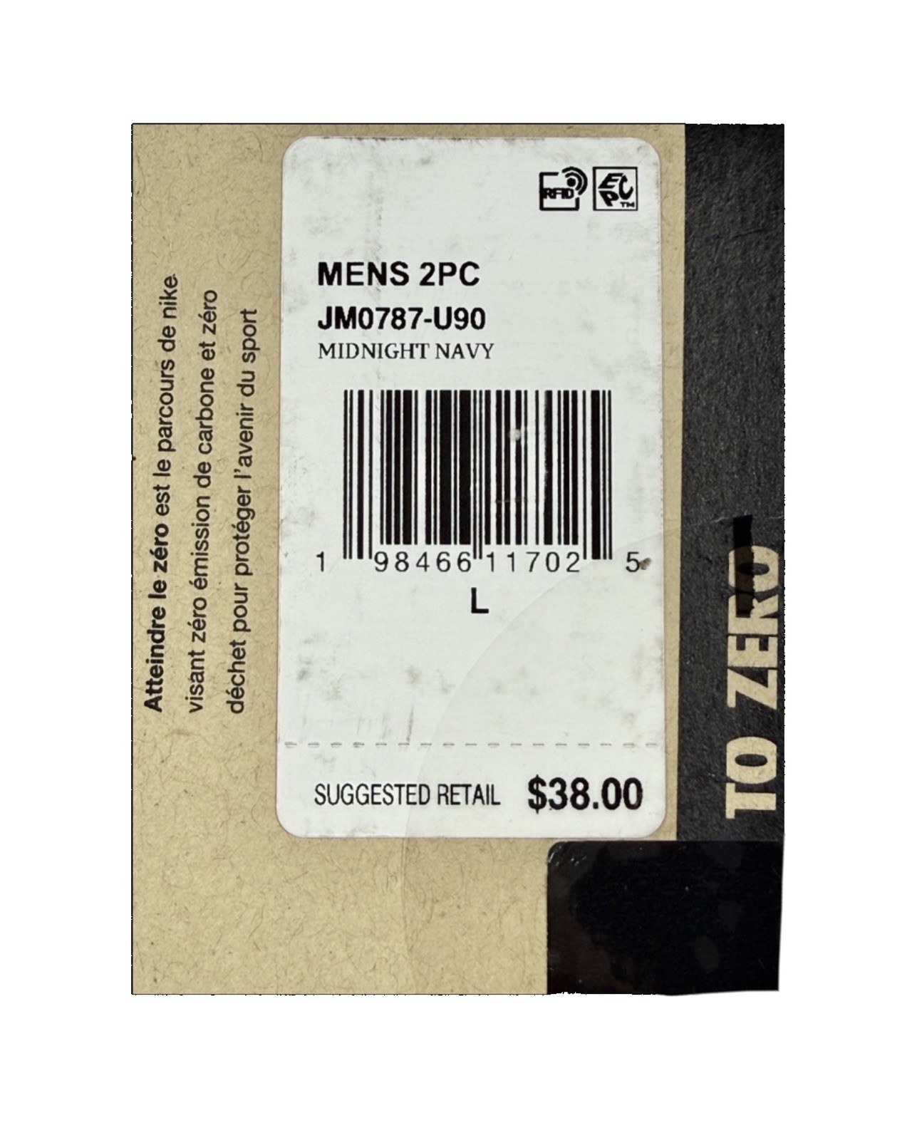 NWT. Jordan. 2 Pack. Flight Microfiber Boxer Brief. Mignight Navy. MRSP. $38.00