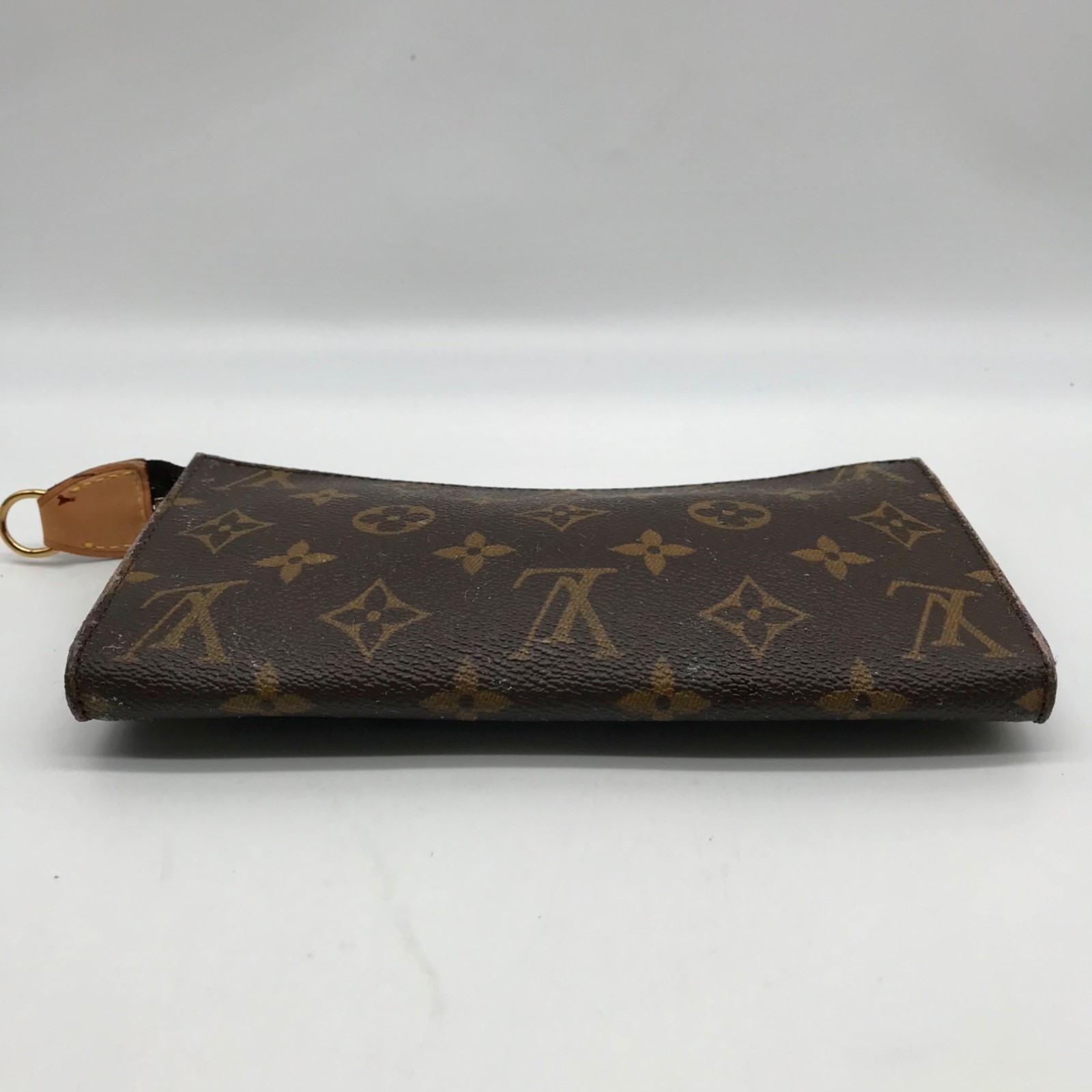 Louis Vuitton Brown Monogram Leather Pouch
