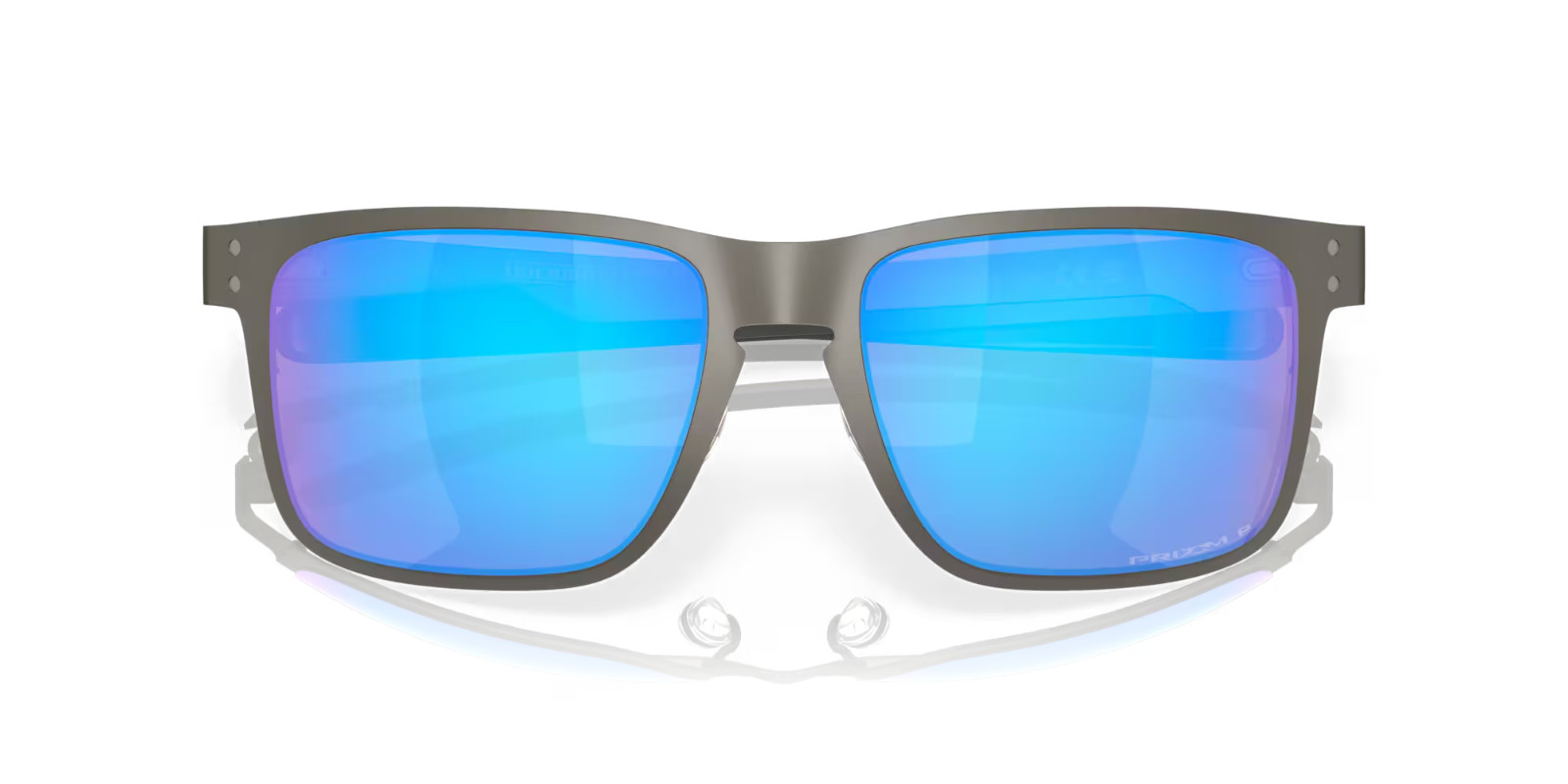 Oakley Sunglasses Holbrook Metal OO4123-0755 Gunmetal / PRIZM Sapphire POLARIZED