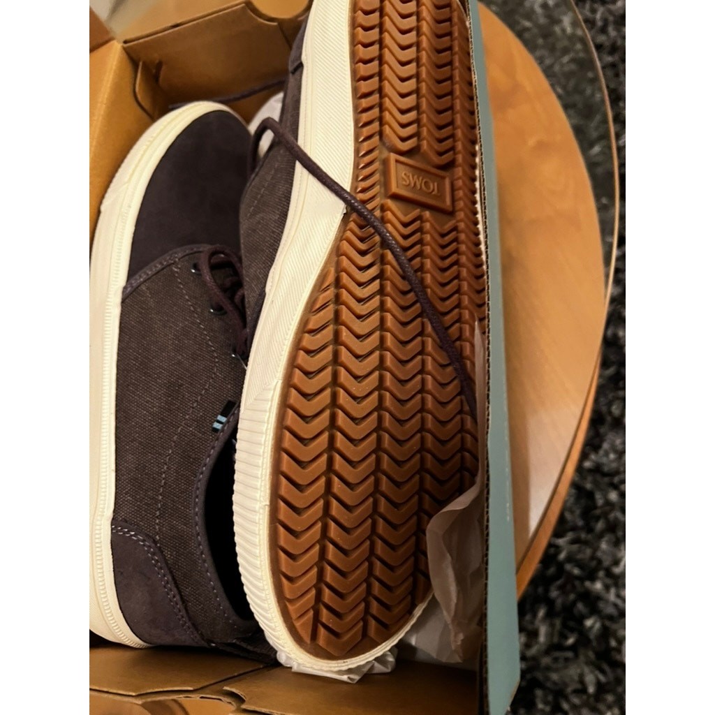 TOMS Carlo Terrain Water Resistant Sneaker Men’s Size 9.5 Pavement Grey suede