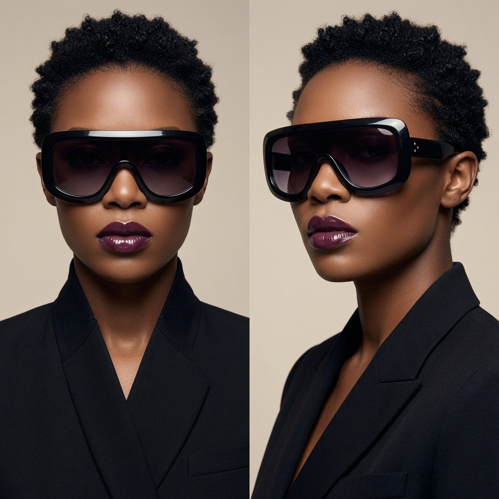 Women Sunglasses Fashion Luxury Oversized Shades One Piece Style Lentes Gafas