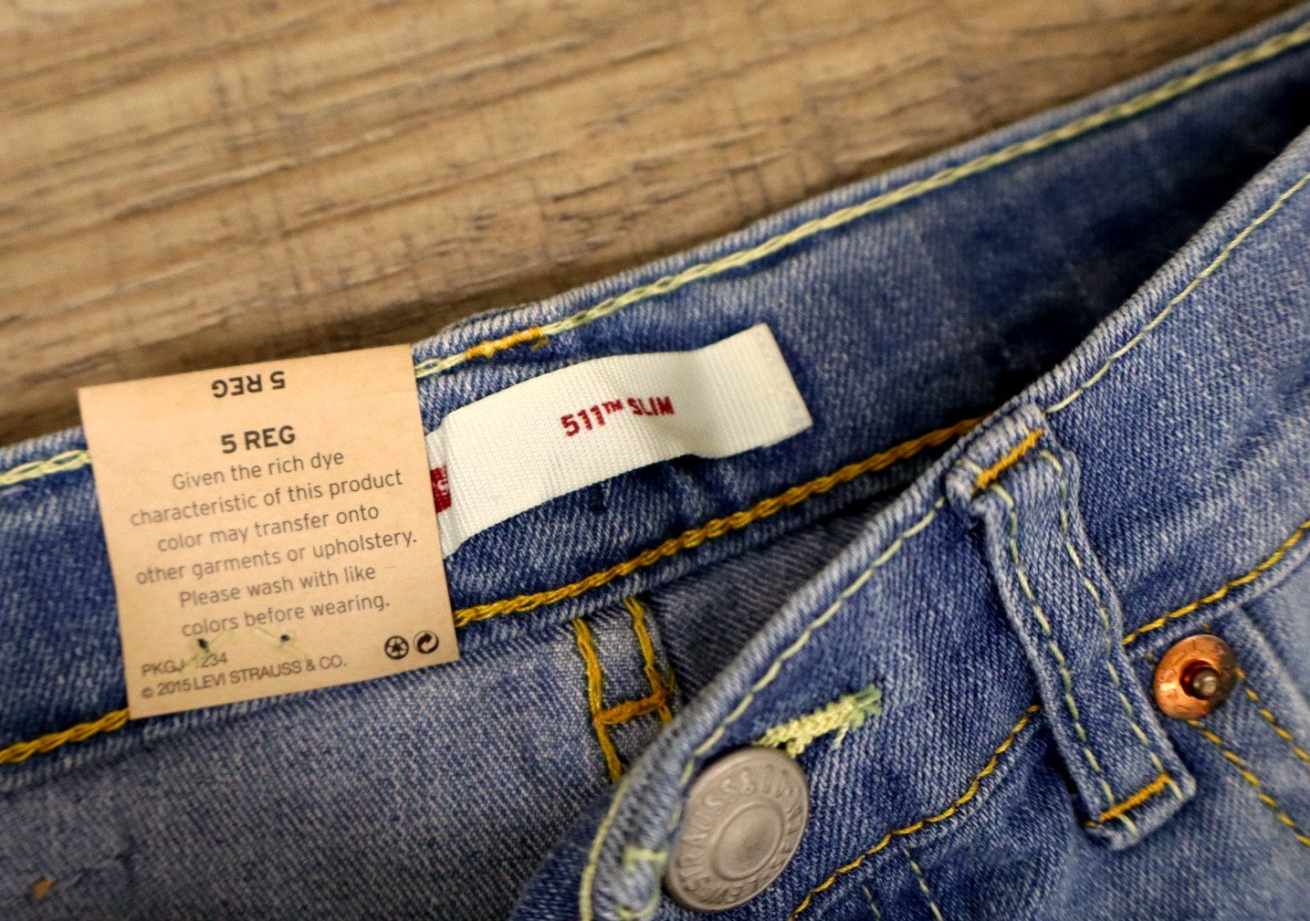 Levi’s 511 Slim Boys Jeans Medium Wash Size 5 Reg Kids Jeans