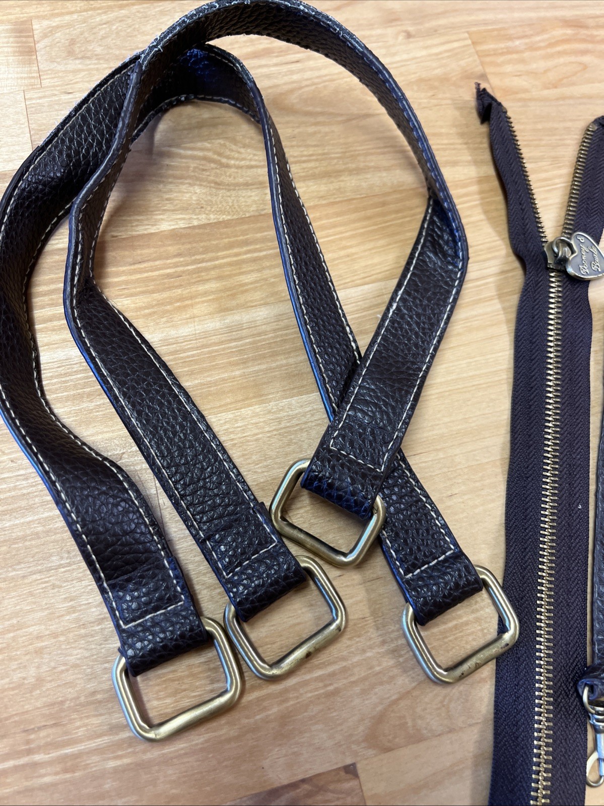 Dooney & Bourke Replacement Parts Zipper Metal Logo Lock Studs Handles