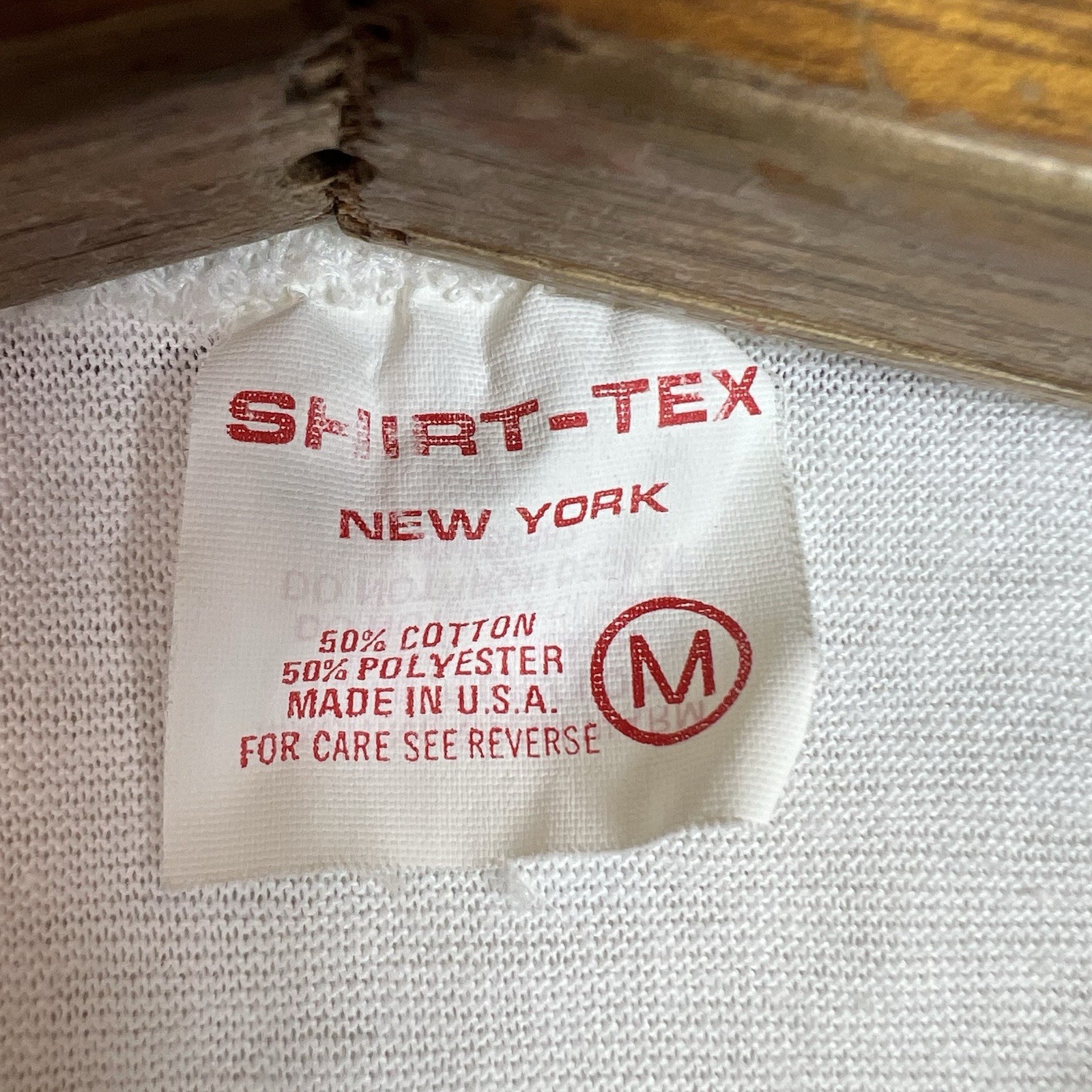 Vintage Shirt-Tex 80s 90s World Trade Center Glitter Graphic Single Stitch M USA