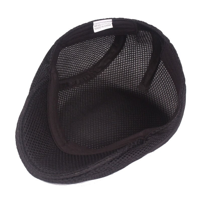 Duck Mesh Summer Gatsby Cap Mens Ivy Hat Golf Driving Sun Flat Cabbie Newsboy
