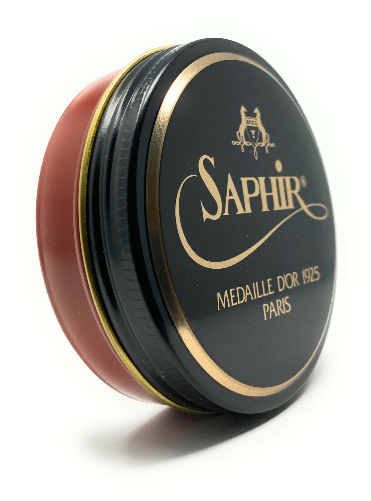 Cognac – Saphir Medaille d’Or Pate de Luxe Shoe Polish Wax – 100ml Tin