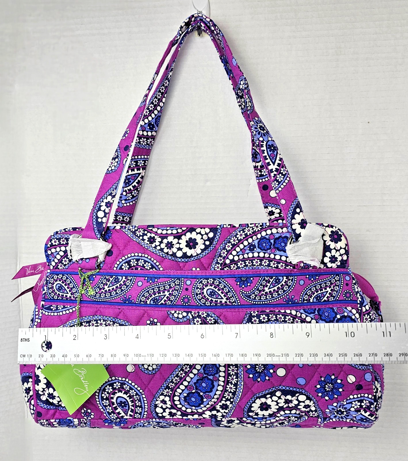 Vera Bradley Whitney Shoulder Bag in Cotton Boysenberry