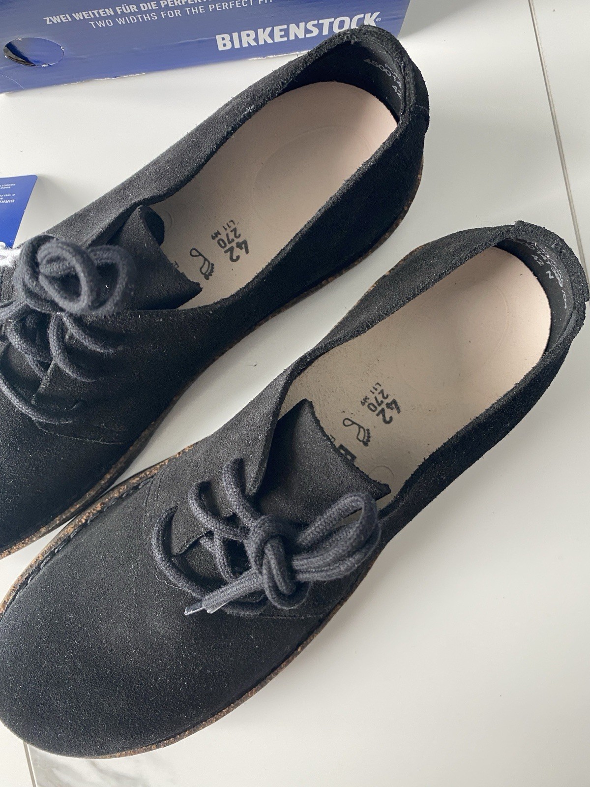 Birkenstock Uppsala Low Suede Black Men’s Size 42 US 9 Regular Fit 1029697 New