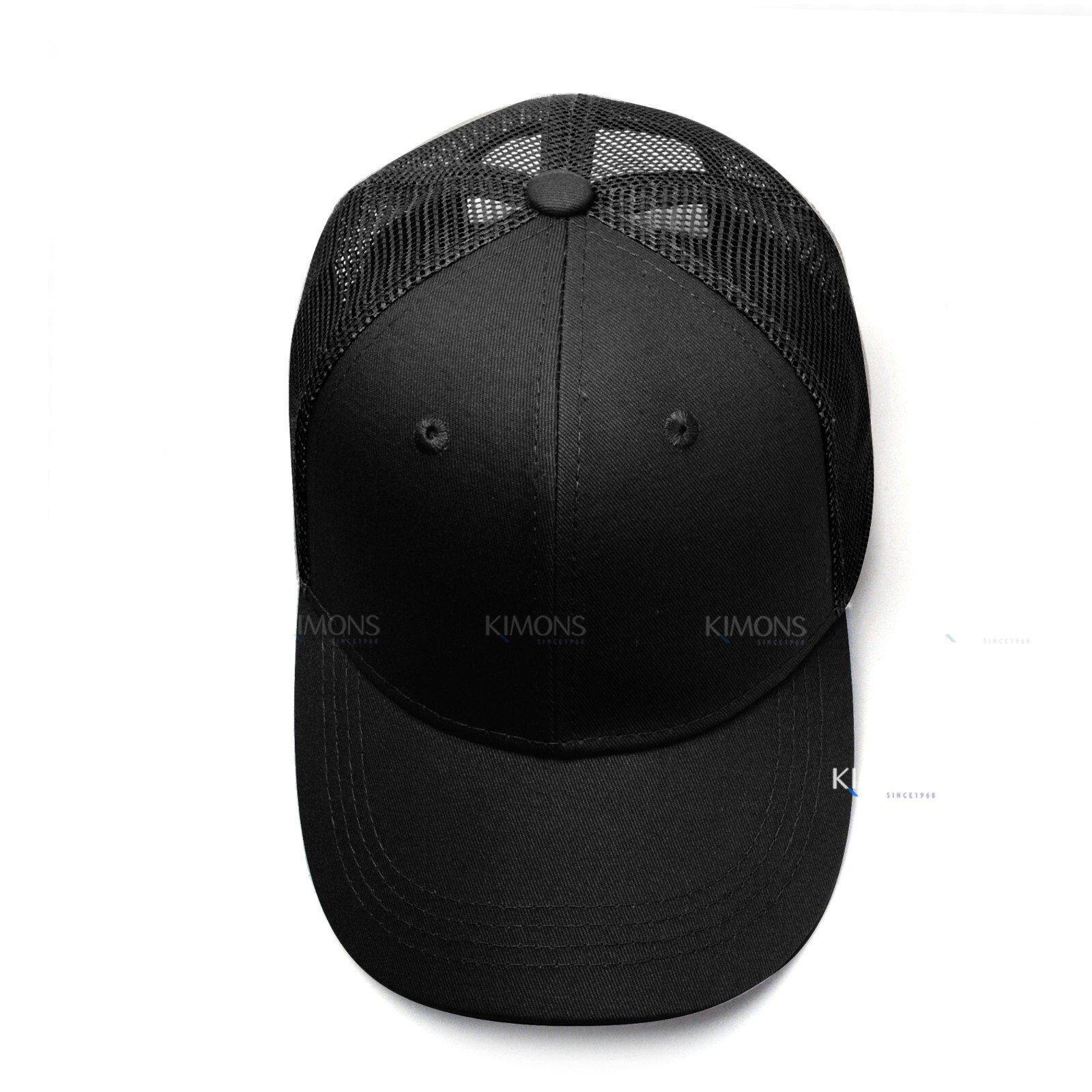 Premium Mesh Trucker Hat Solid Plain Snapback Baseball Cap Blank Cotton Army