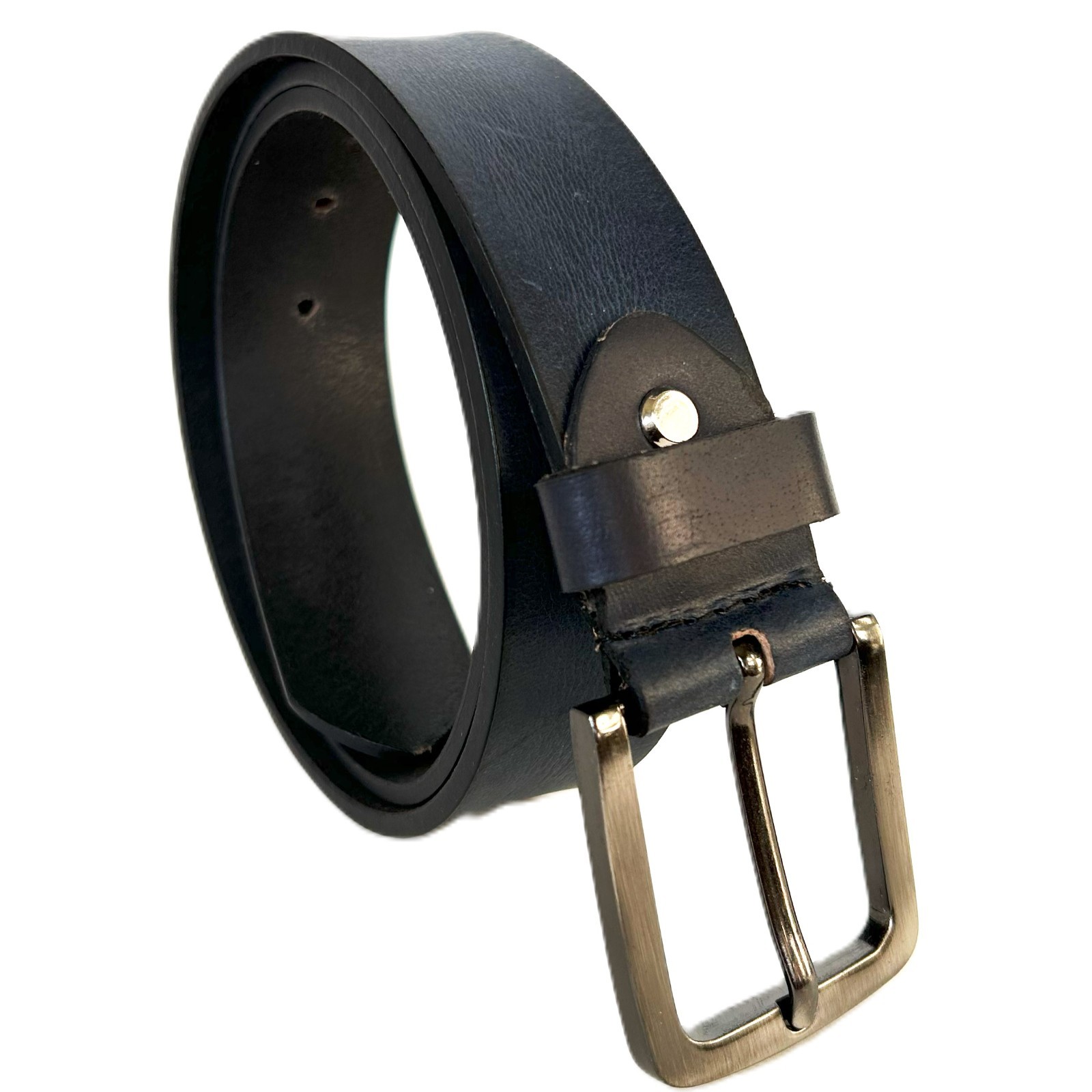 Men’s Genuine Buffalo FULL GRAIN Thick Leather Heavy Duty Belt 1.5″ width