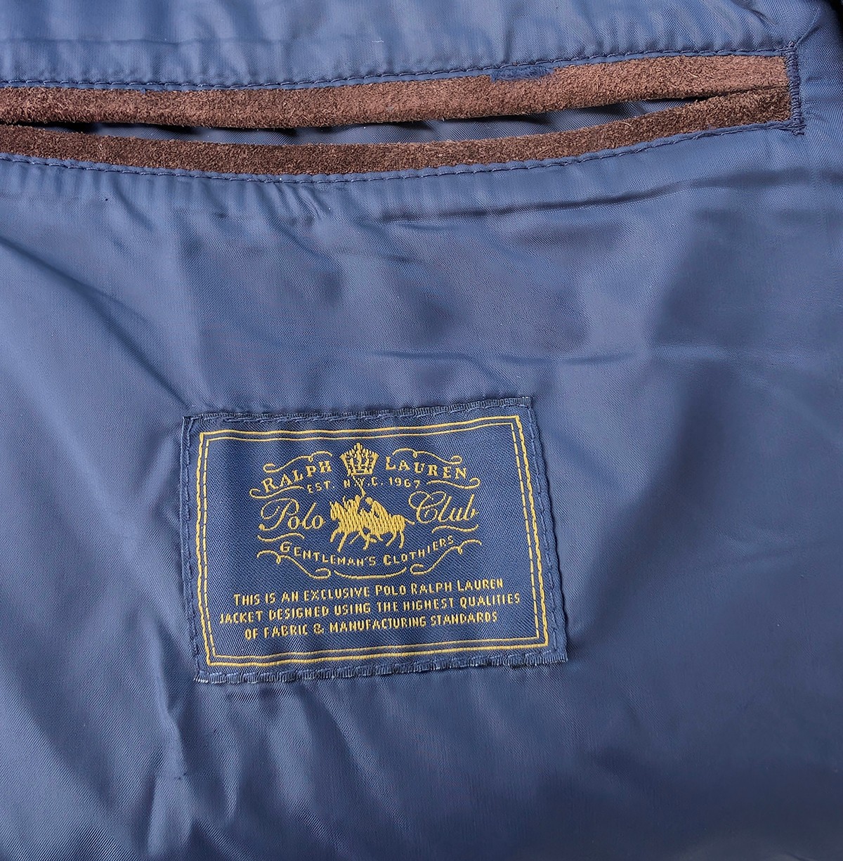 Ralph Lauren Polo Quilted Field/Hunting Vest Men’s Size Medium withCorduroy Trim