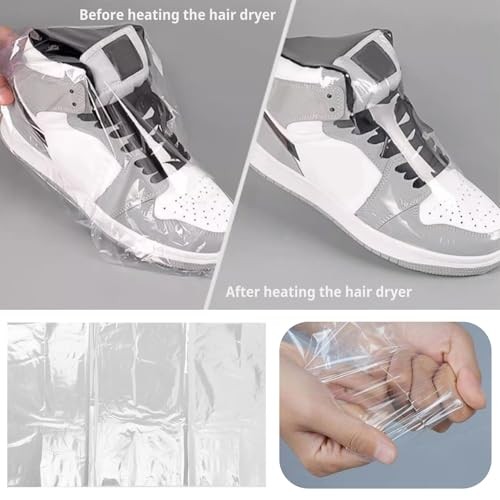 Pack Shrink Wrap Bag for Shoes, Heat Shrink Bags for Sneaker, Shoe Tennis 30