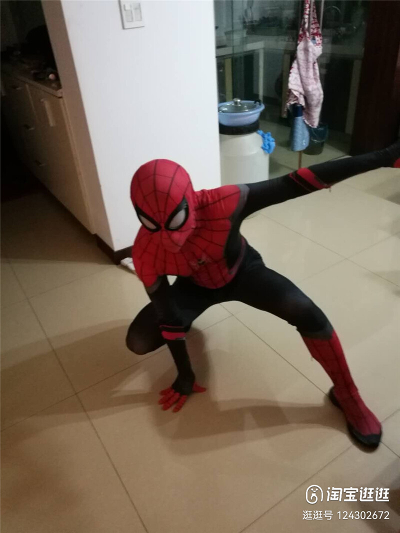 Spiderman Far From Home Jumpsuit Cosplay Costume 3D Zentai Suit Halloween Adult