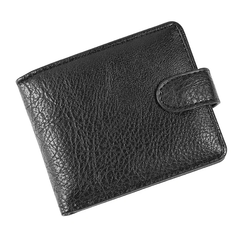 Vintage Wallet For Men Leather Short Hasp Man Wallets Casual Durable Coin Pouch
